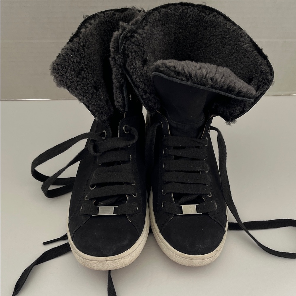 UGG Women's Black High-Top Starlyn Trainer/Sneakers
